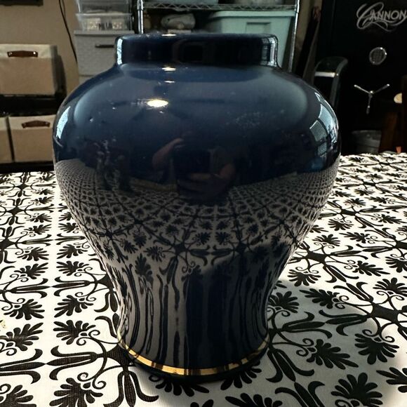 Vintage Fine China - Porcelain vase and Asian floral made in Japan - Picture 2 of 6